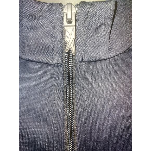 Reebok Men's Track Jacket Large Retro 80s & 90s Vector Tricot Athletic Navy Red - Picture 4 of 9